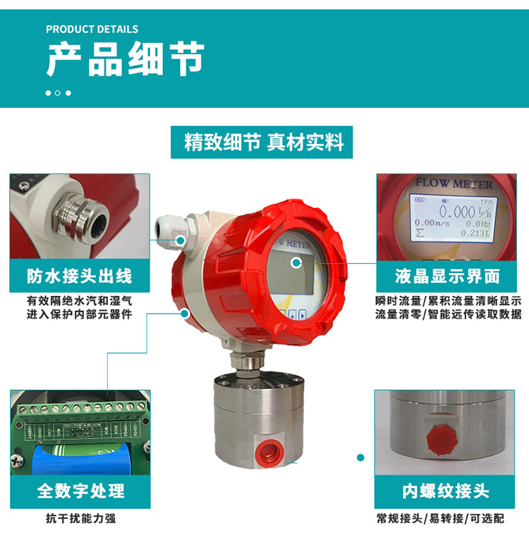 管道式圓齒輪流量計產(chǎn)品細節(jié)圖